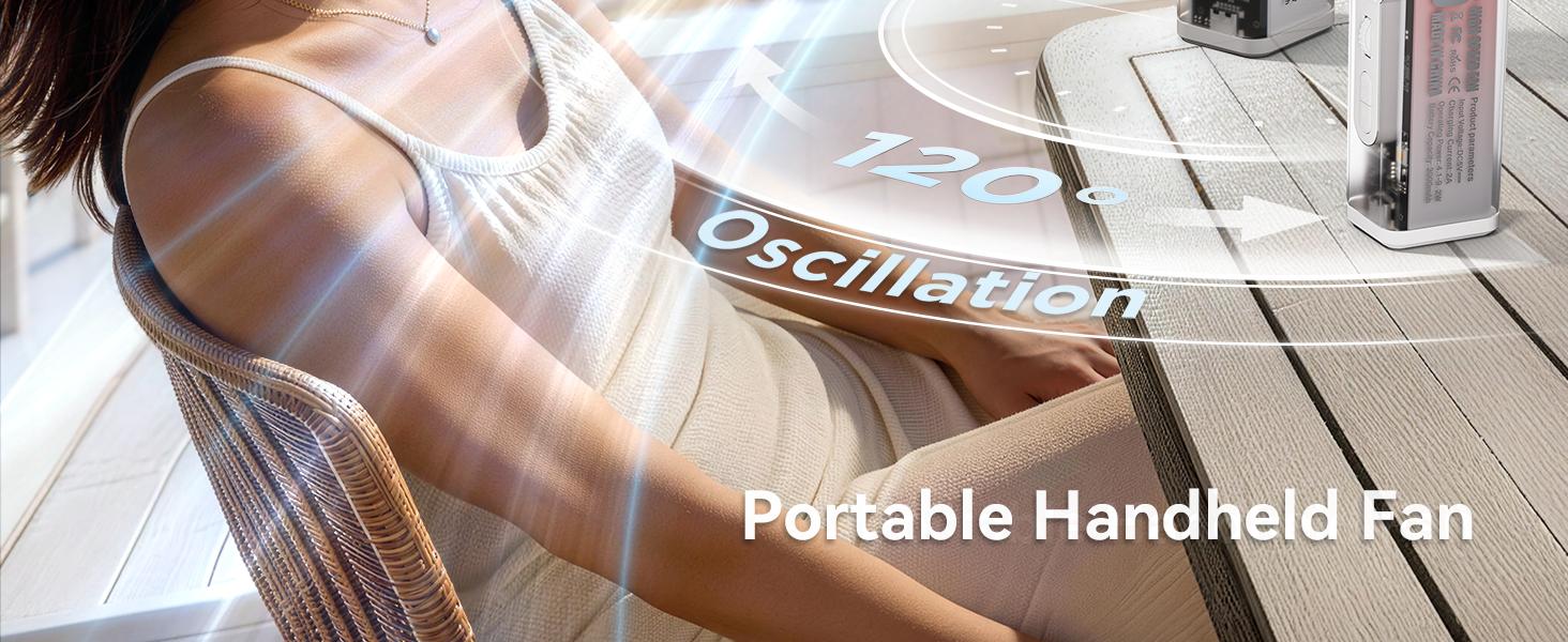 K75 Portable Shaking Fan, featuring an automatic 120-degree swivel function and 1-100 speed adjustment. This outdoor fan with a digital display and four-level LED lights is perfect for outdoor camping, hiking, beach outings and cruise trips. K75 Portable Shaking Fan, featuring an automatic 120-degree swivel function and 1-100 speed adjustment. This outdoor fan with a digital display and four-level LED lights is perfect for outdoor camping, hiking, beach outings and cruise trips.