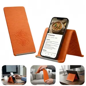 Flexible Bendable Phone Stand, Adjustable Mobile Holder For Desk, Bed & Travel, Hands-Free Viewing, Non-Slip Stable Base, Ideal For Videos, Live Streaming & Gaming, Compatible With IPhone11-17, IPad & All Android Phones