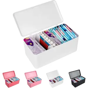 pad and tampon organizer for bathroom,Sanitary Napkin Holder, Pad and Tampon Organizer for Period, Sanitary Napkin Storage Container