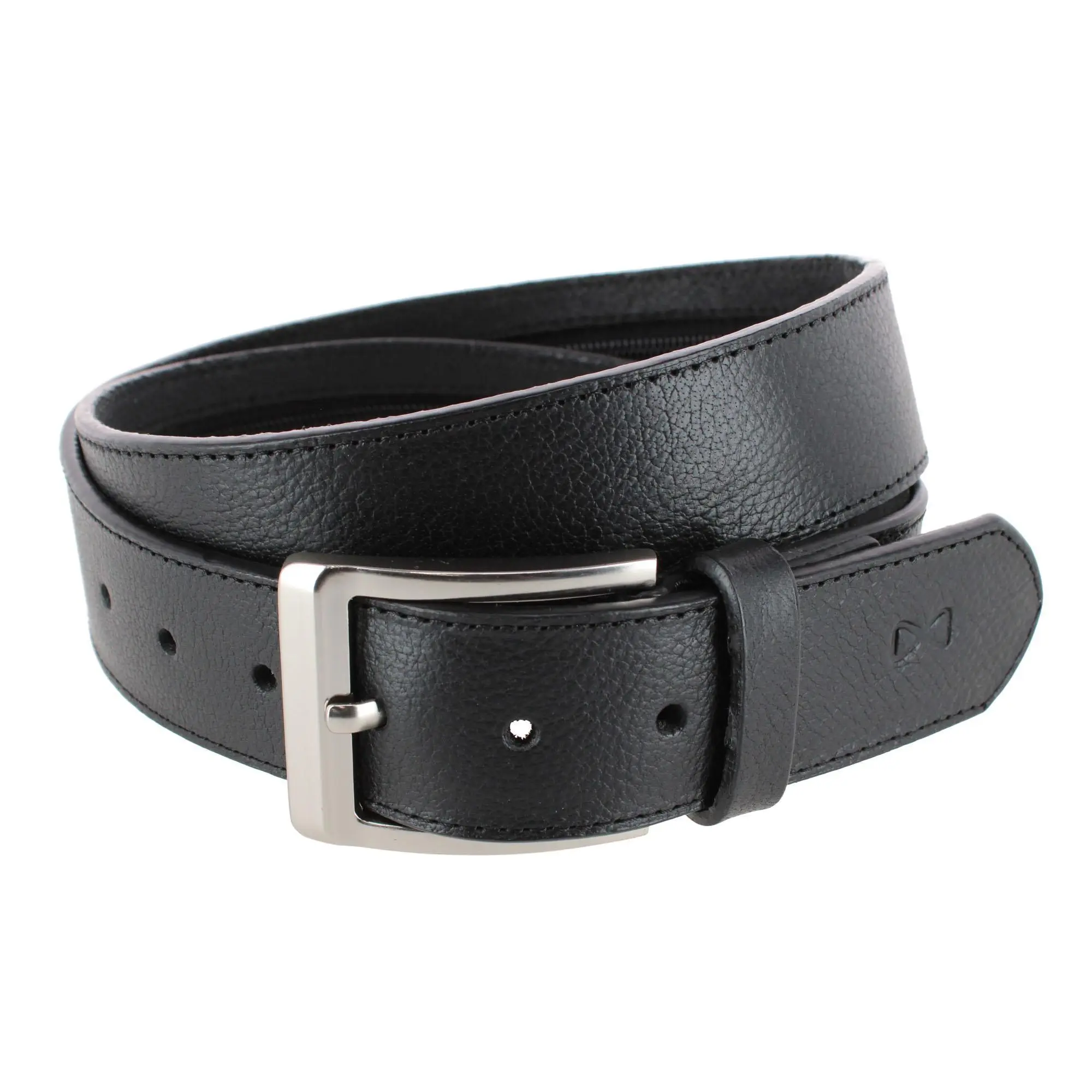 Trafalgar Diplomat Hidden Zipper Geniune Leather Money Belt, Smooth Leather Belts