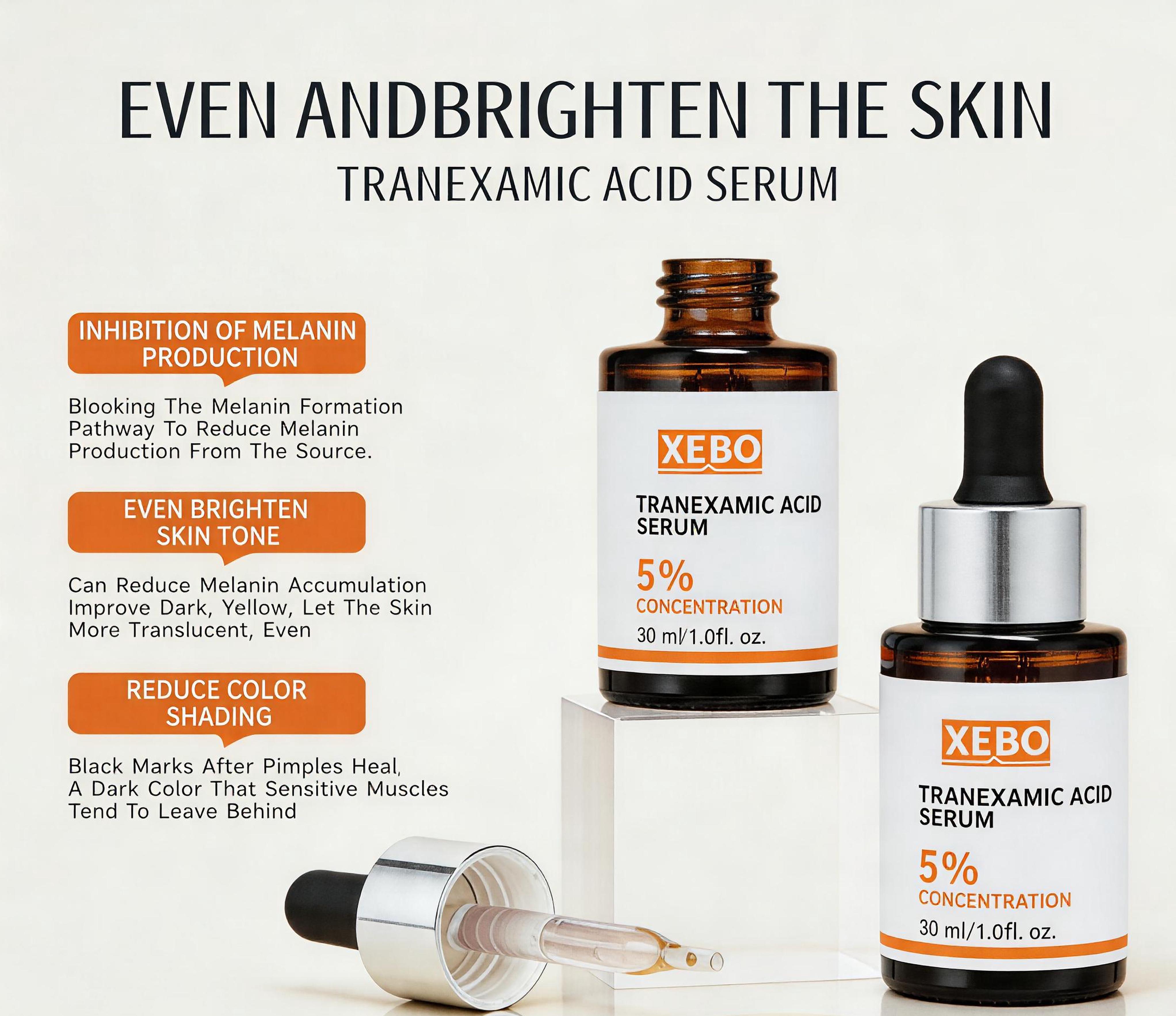 【Best Selling Limited】XEBO 5% Tranexamic Acid Serum, Skincare, ,Dark Spot Care Line