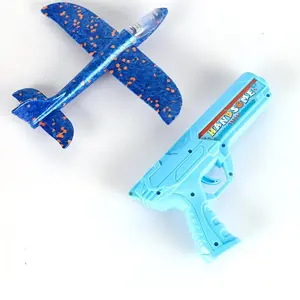 Cool Foam Airplane Launch Gun, Glider Rocket Missile Launcher, Outdoor Toy Gun, Hand Throw Plane Toy, Fun Outdoor Play Equipment