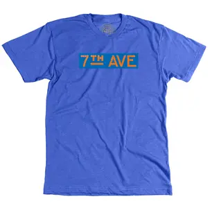 7th Ave (Knicks orange/blue) shirt
