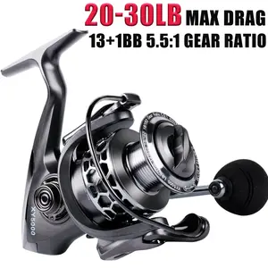 Sougayilang Spinning Fishing Reel - Precision-Carved Line Cup, Waterproof, Lightweight, High-Speed Fishing Tackle for Outdoor Enthusiasts (Gear Ratio Compatible with Spinning Rods)