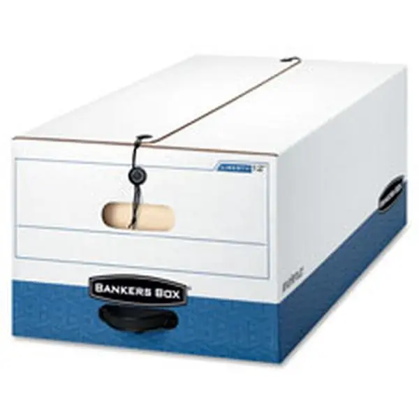 Fellowes FEL Storage File-15.25 in. x 24.13 in. x 10.75 in.-4-CT-White-Blue