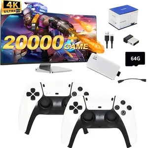 2026 New Upgraded RetroGame Console with 20,000+ Games,4K HDMl Output, Wireless Controller,  Game Emulator, Arcade Communication Stick