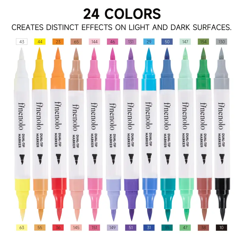 48 Colors / 24 pcs (2×12ct)