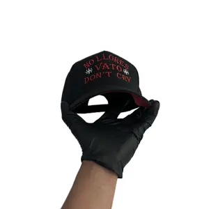 Hats Gorras Bordado No llores vato y la vida es un Riesgo Carnal Gorra Ajustable Bordado