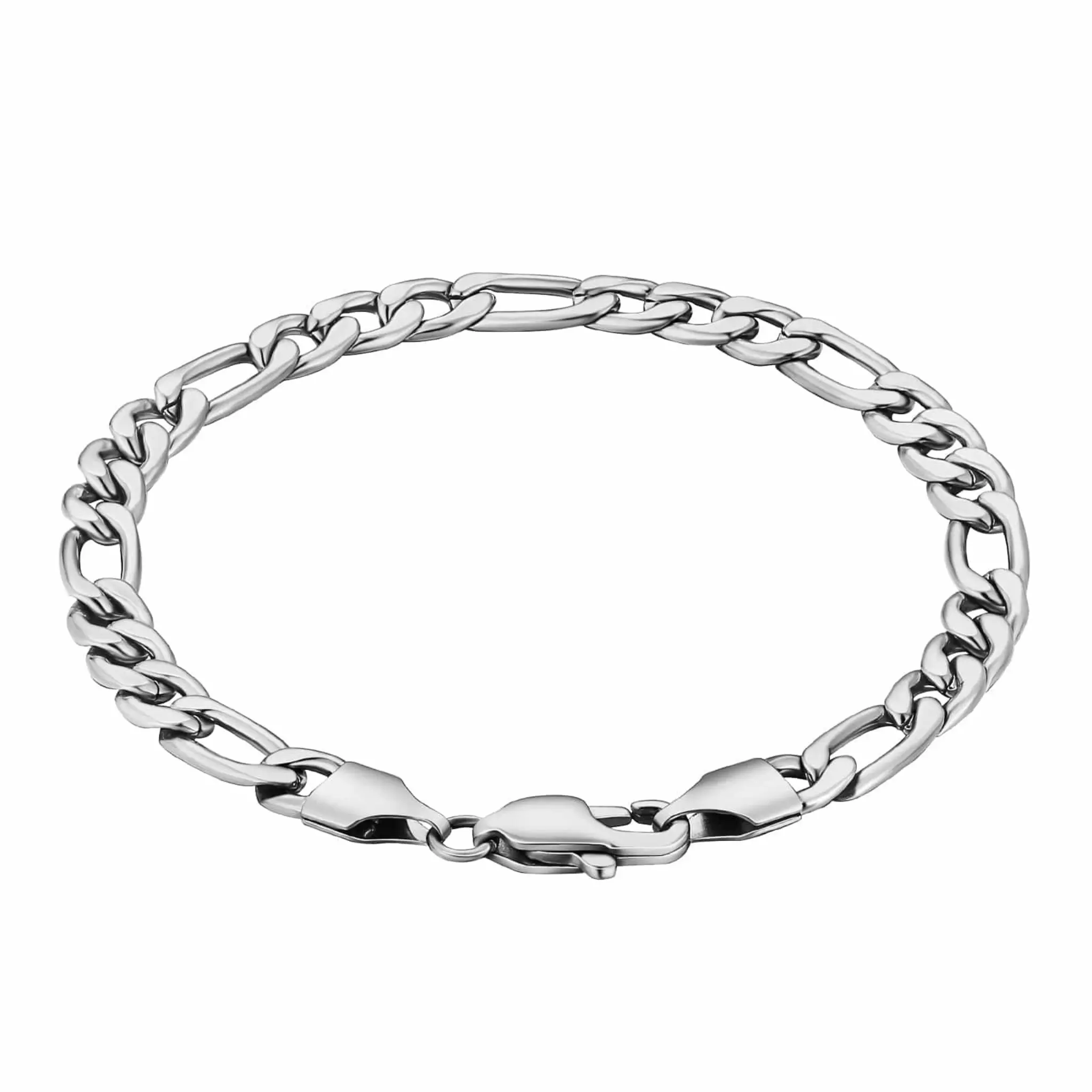 Figaro Bracelet 5mm (Silver)