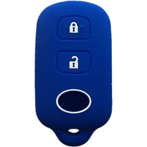 Silicone Keyless Entry Remote Control Key Fob Cover Case protector Replacement Fit For Scion xA xB Celica Echo FJ Cruiser Highlander Prius RAV4 Tacoma Tundra Yaris HYQ12BBX HYQ12BAN
