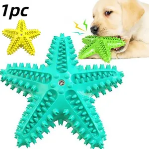 Star-Shaped Dog Dental Toy, Interactive Floating Pet Toy, Durable Tpr Material, Safe for Medium to Large Dogs, Indoor & Outdoor Use