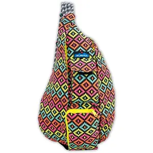 KAVU Original Rope Bag Sling Pack with Adjustable Rope Shoulder Strap