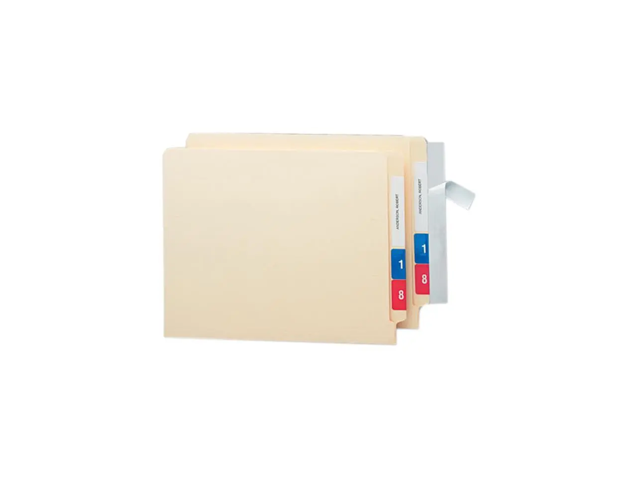 Smead 67608 Seal & View File Folder Label Protector, Clear Laminate, 8 x 1-11/16, 100/Pack