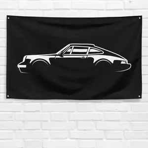 For Porsche 964 Car Fans 3x5 ft Flag Garage Gift Wall Banner