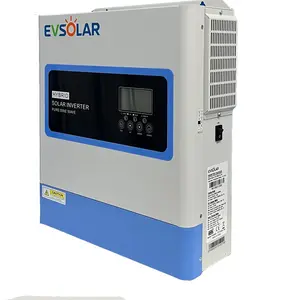 3000W 24V Hybrid Solar Inverter/Charger, Pure Sine Wave UPS, with Built-in 100A MPPT Solar Controller + 80A AC Charger, 4000W PV Input, 120VAC Output, Supports Battery-Free Operation, Built-in WiFi