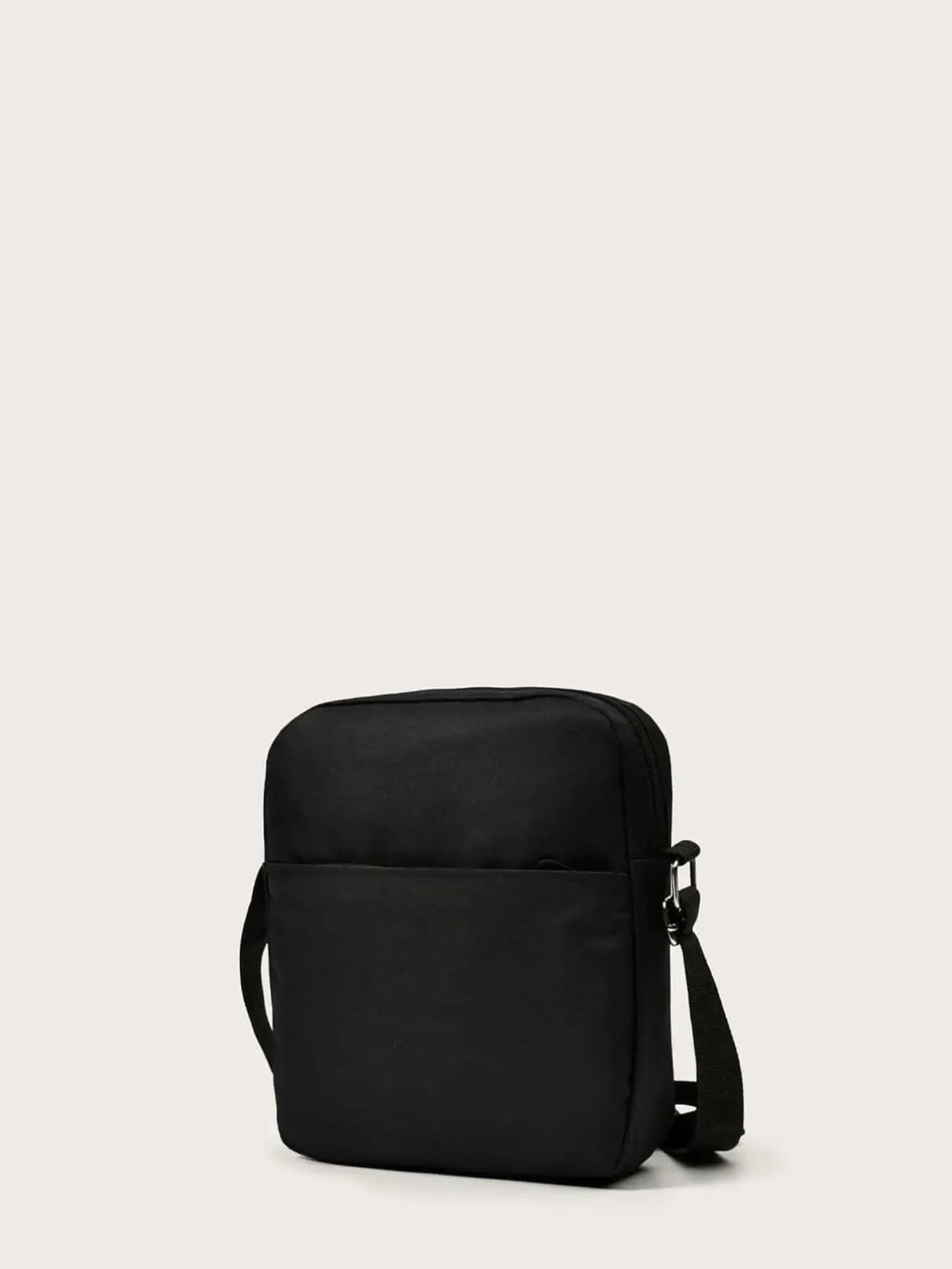 Men's Solid Color Nylon Crossbody Bag As Gift, Casual Business Lightweight Travel Shoulder Bag, Male Casual Zip Square Bag for Daily Used, Pouch