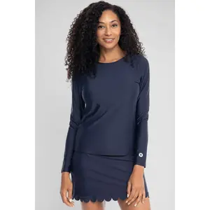 Women's Palmeto Long Sleeve Swim Shirt | Navy
