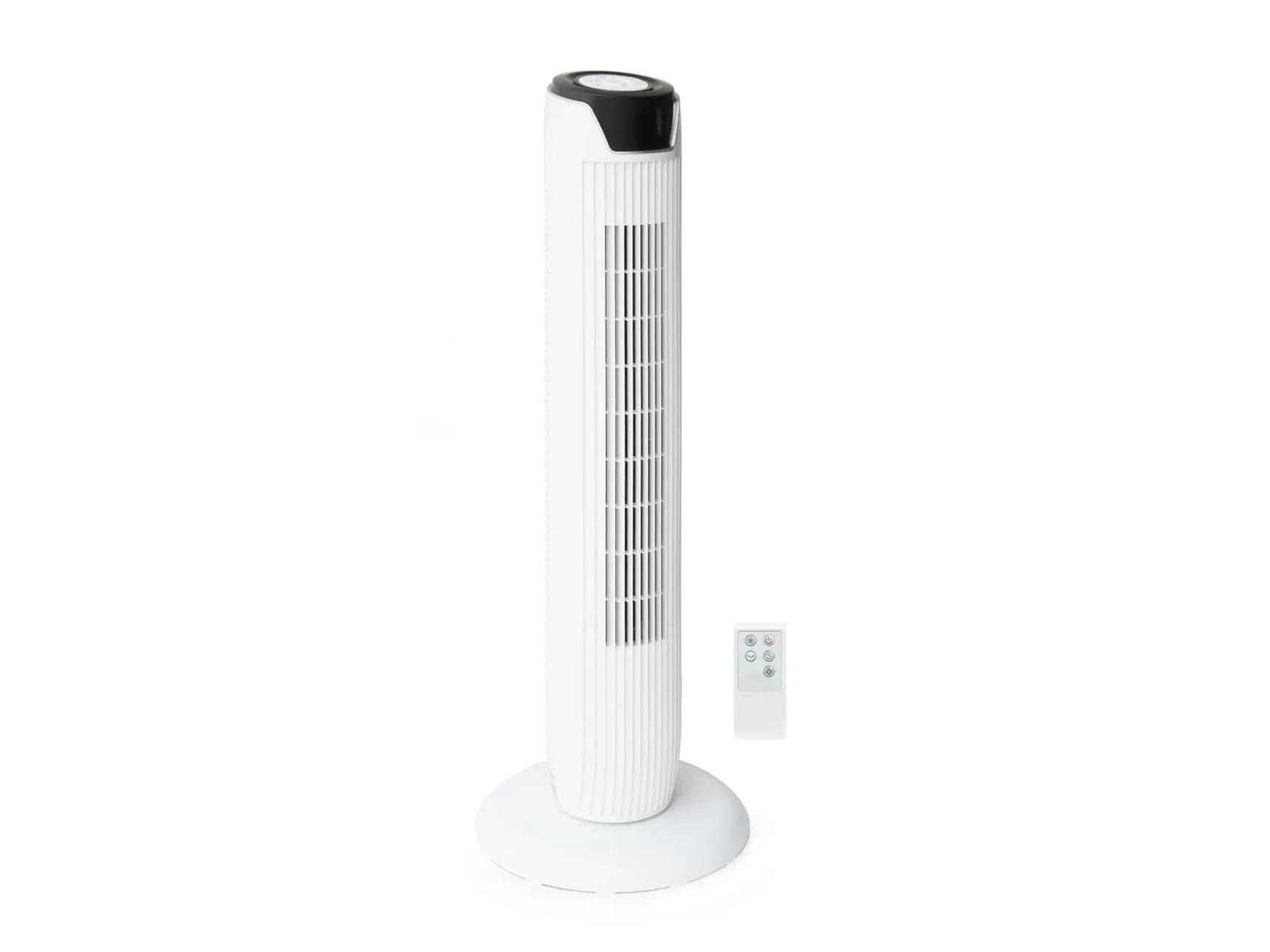 212 MAIN 36 in. Vertical Slim Tower Fan - Sunpentown SF-1536WB White Contemporary Model with Remote Control, Timer, Oscillating Airflow, Vertical Tower Fan, Speeds Adjustable Fan