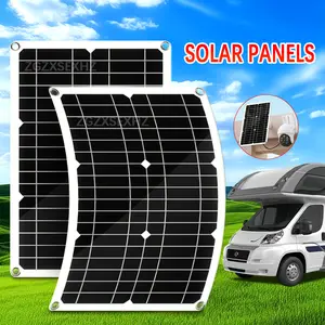 20W Bendable Solar Panel Portable Charger with USB Port For Outdoor, Camping, RV, Boat, Car Charger