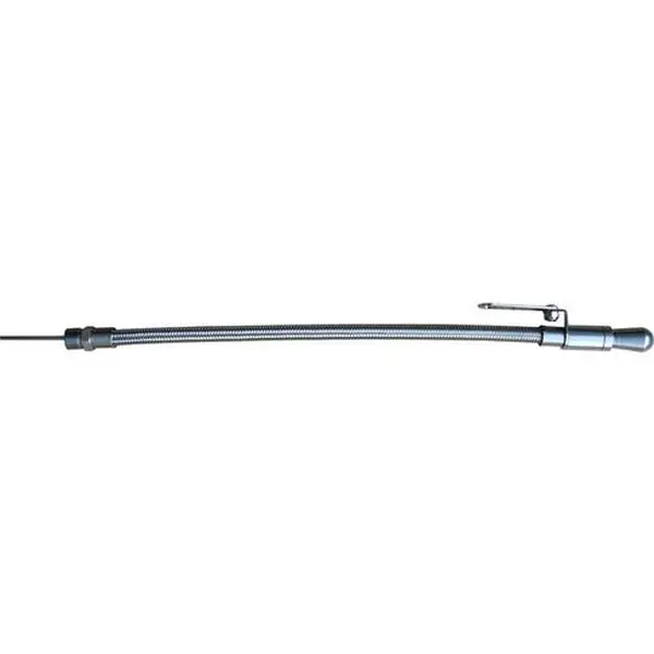 Oil Pan Dipstick Kit; Screw-In Type; Flexible Stainless; Ford 302-351W-429-460