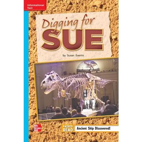 USED Book - Reading Wonders Leveled Reader Digging for Sue: On-Level Unit 6 Week 3 Grade 2 by DONALD BEAR (Spiral-bound) - english