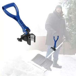 Adjustable Snow Shovel Handle, Back Saver Attachment for Snow Removal, Ergonomic Weed Eater Handle Extension Universal Fit for Shovels Rakes Weed Eater String Trimmers Snow Shovels Gardening Tools