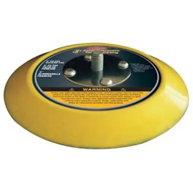 Astro Pneumatic Tool 5 in. Polyurethane PSA Backing Pad - Car Detailing Dual Action Pad with Flexible 29-Degree Tapered Edge, 24 UNF Thread Mount, 12,000 Maximum RPM, Polyurethane Pad