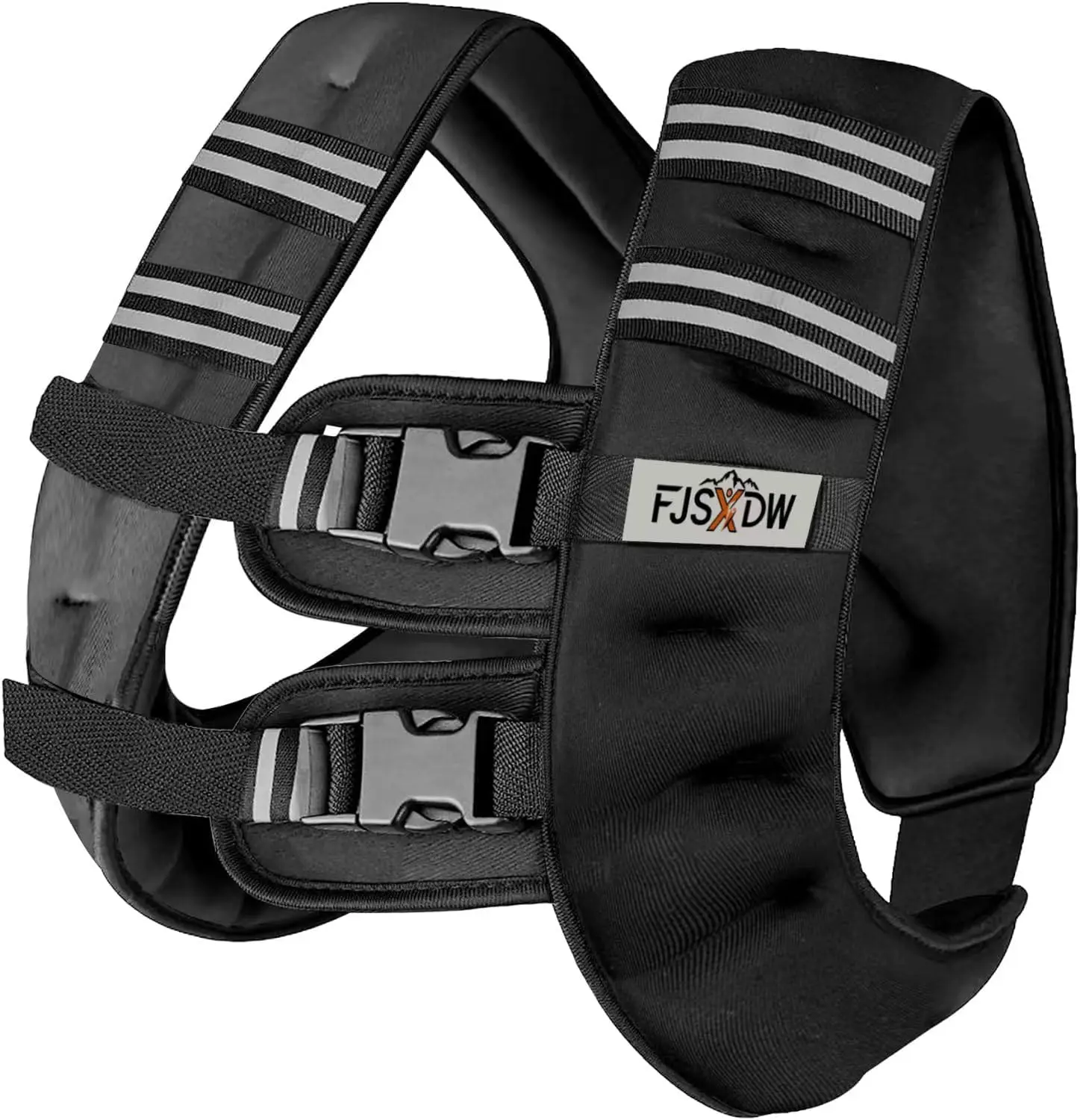 Weighted Vest Weighed Vest Women Men Kids, 12lb Body Weight Vest with Reflective Stripe, Adjustable Weighted Vest for Strength Training, Running, Walking, Workout, Jogging