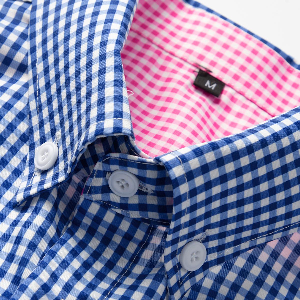 2-piece set, summer short-sleeve shirts, lightweight breathable plaid shirts, suitable for beach vacations, pool parties, and casual wear, plaid shirts, men's shirts, men's short-sleeve tops