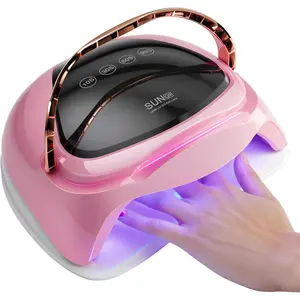 248W UV LED Nail Lamp, Nails Dryer for Gel Nail Polish, Fast Curing with Automatic Sensor 4 Timers and LCD Display Gift for Women and Girls springtok