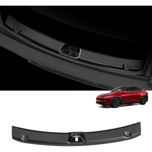 2026 Tesla Model Y Juniper Rear Bumper Protector, TPE Trunk Sill Cover Guard, Interior Accessory for Model Y Juniper Cargo Area Protection