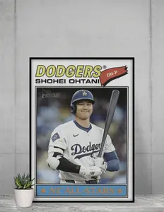 Topps Heritage Shohei Ohtani 12x17 Poster L.A Dodgers