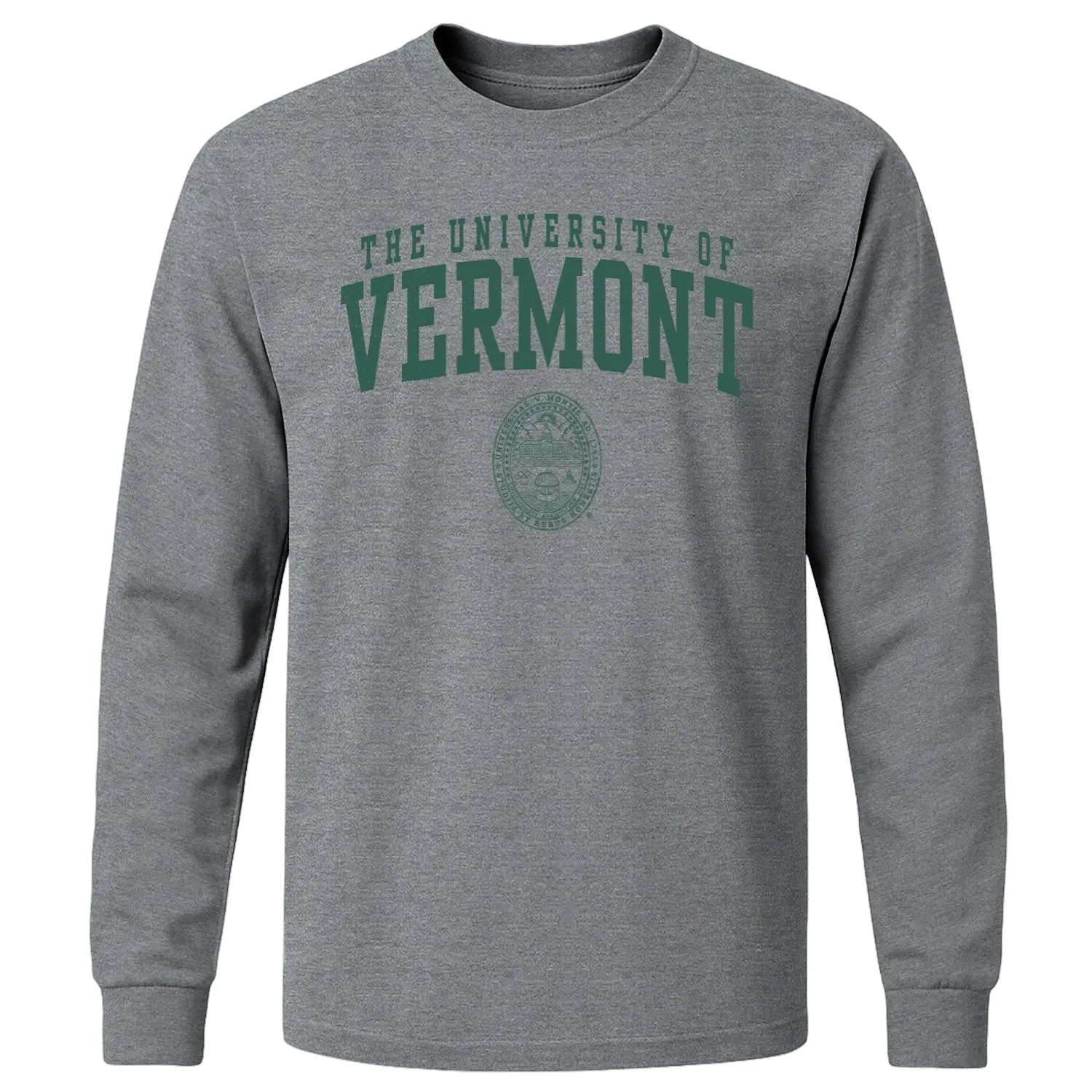University of Vermont Heritage Long Sleeve T-Shirt (Charcoal Grey)