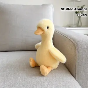 Cute Duck Design Plush Toy, 1 Count Soft & Comfy Stuffed Animal Plush Toy, Stuffed Animals, Lovely Birthday Gift for Kids & Adults