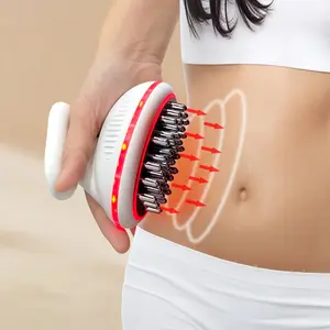 SHMHE Handheld Full Body Comfort Massager with Featuring Heating, Vibration, Red Light, and EMS, 4 Modes 9 Levels Adjustable Intensity Multi-Mode Relaxing Tool for Self-Care,summervibes, Portable Muscle Relief for #SummerWins #DealsForYouDays
