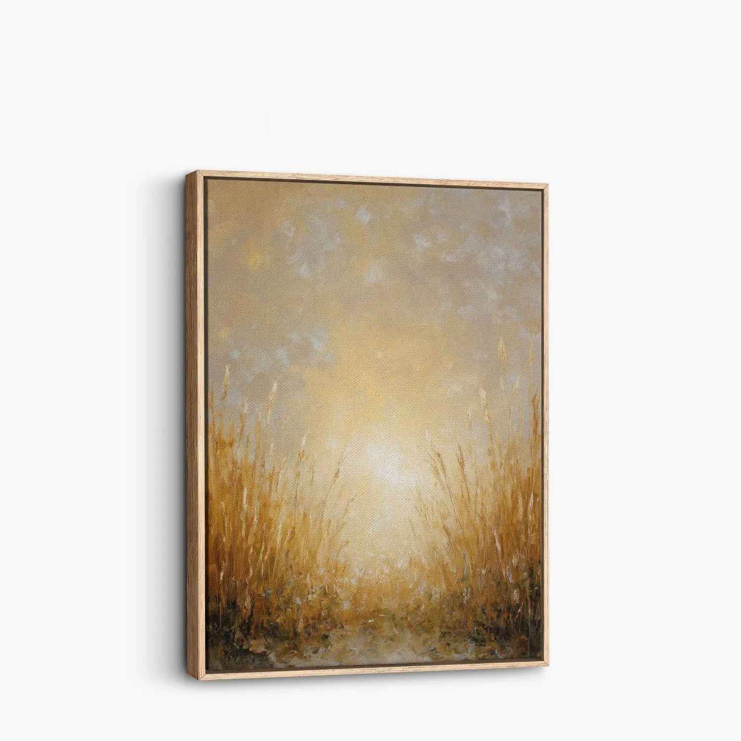 [Unframed] Biblical Olive Tree Wall Art | Scripture Canvas, Modern Christian Painting, Faith Decor