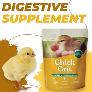 Chick Grit Crushed Granite 5 Pound Bag - Natural Insoluble Grit for Young Chicks and Growing Poultry