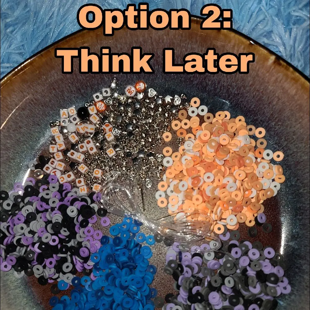 2. "Think Later" Clay Heishi Kit (Sporty & Lightweight)