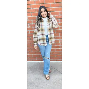 Lyla Flannel Top B-33