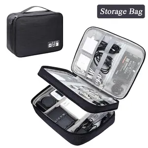 Digital Cable Organizer Bag – Waterproof Gadget Storage Pouch