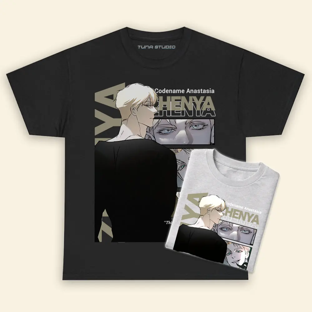 Codename Anastasia Zhenya Shirt, Taekjoo Kwon Manhwa Boylove Comic Novels, Graphic  Print T-shirt Sweatshirt Hoodie Gift For Fan Fabric Top