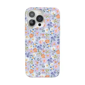 Casely iPhone 14 Pro Max Case | Poppy Meadows | Pastel Floral | Compatible with MagSafe | Classic Ultra Thin Design