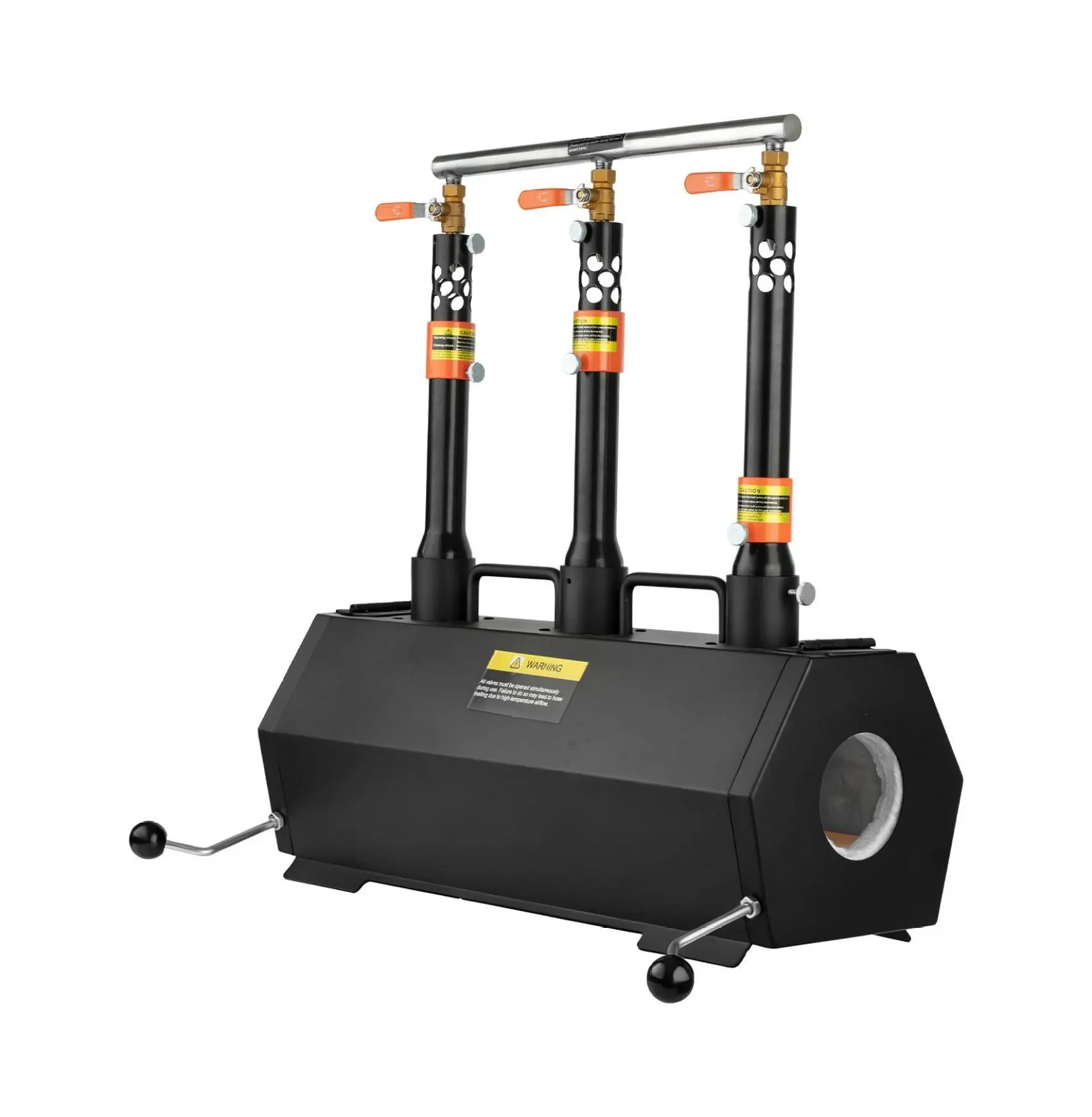 Propane Forge 3 Burner - 2600F Blacksmithing Forge for Knife & Tool Making, Large Hexagon, Cold-Rolled Steel, Portable Gas Forge Equipment Default