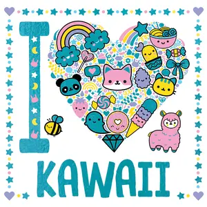 I Heart Kawaii by Harry Thornton, Emily Hunter-Higgins [Paperback Book]