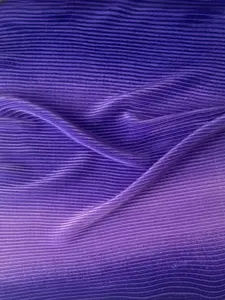 Purple Ombre Pleated Knit