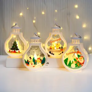 1Pcs Christmas Candle Lamp LED Electronic Santa Snowman, Fashion Candlestick Decoration, Holiday Home Decor Prop, Festive Table Light Gift, LED Lantern