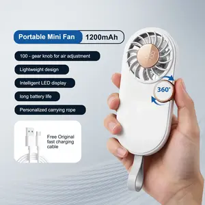 X90 Portable Fan: A handheld high-speed fan featuring 200 adjustable speed settings and a foldable knob design—a must-have for sports events, concerts, and outdoor activities (includes 4 stylish stickers)