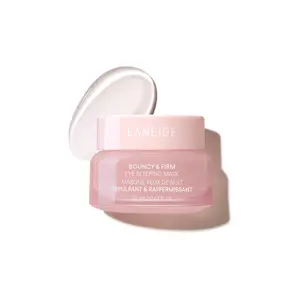 Laneige Bouncy & Firm Eye Sleeping Mask, Korean Skincare, Firming, Depuffing