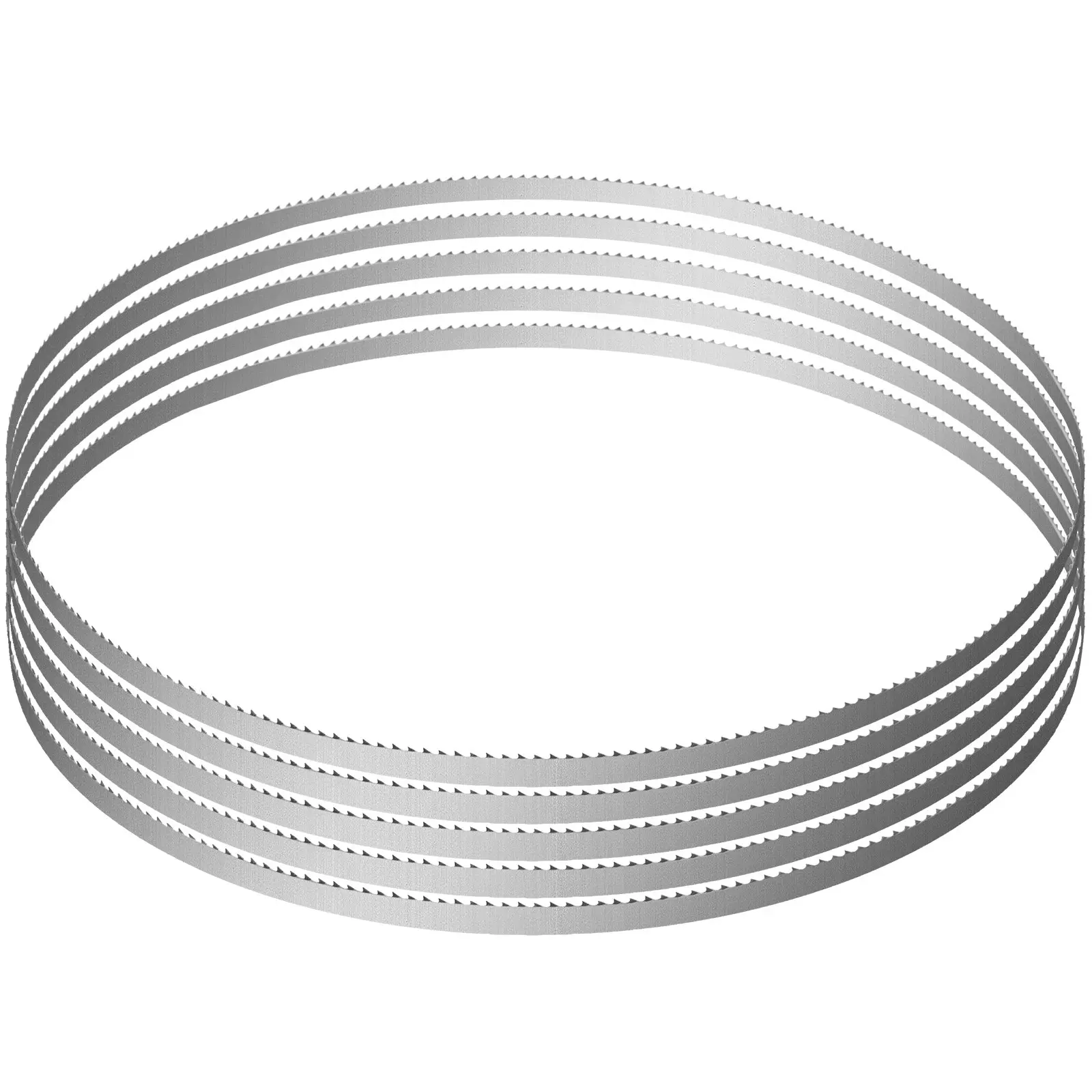 【Summerfinds】VEVOR Band Saw Blade 65x0.63x0.02 inch5 PCS/Pack Meat Bandsaw Blades for ReplacementCarbon Steel BladeMeat Cutting Blade Wrapped by Rust-Proof PaperFit for Commercial Bone Saw Machines