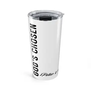God's Chosen 1 Peter 2:9 Tumbler 20oz | Scripture Faith Tumbler